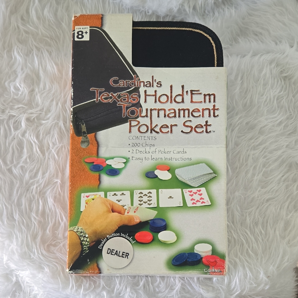 Cardinal Poker Set with Chips and‎ Cards